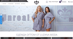 Desktop Screenshot of luzana-moda.com