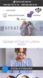 Mobile Screenshot of luzana-moda.com